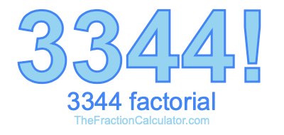 3344 Factorial
