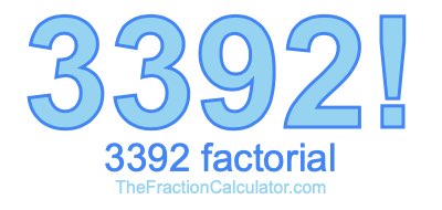 3392 Factorial