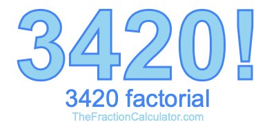 3420 Factorial