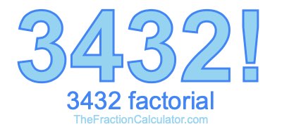 3432 Factorial