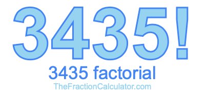 3435 Factorial