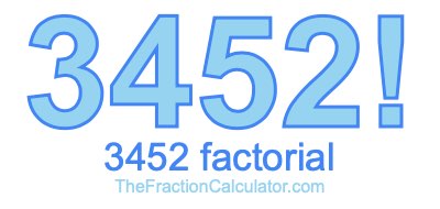 3452 Factorial