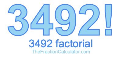 3492 Factorial