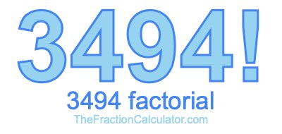 3494 Factorial