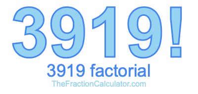3919 Factorial