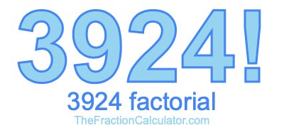 3924 Factorial