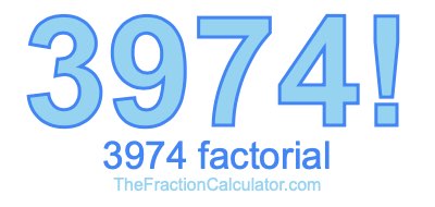 3974 Factorial