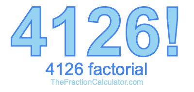 4126 Factorial