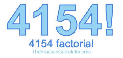 4154 Factorial