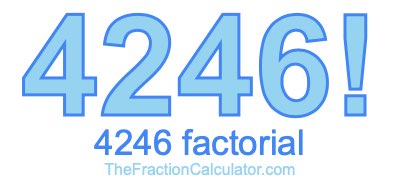4246 Factorial