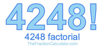 Factorial of 4248 4248 Factorial