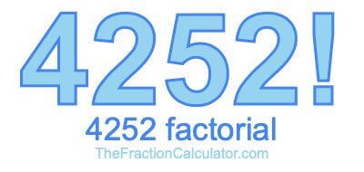 4252 Factorial