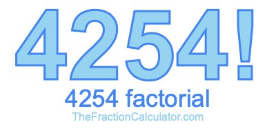 4254 Factorial
