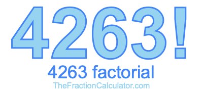 4263 Factorial
