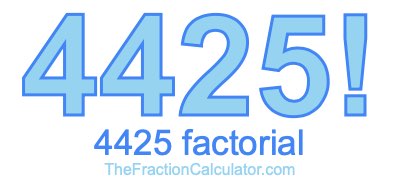 4425 Factorial