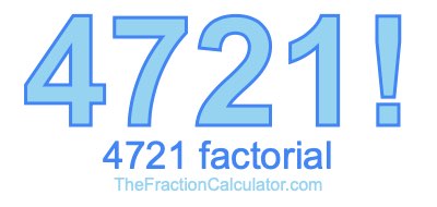 4721 Factorial