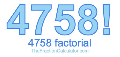 4758 Factorial