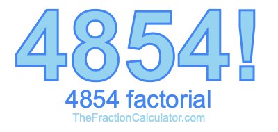 4854 Factorial