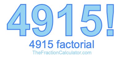 4915 Factorial