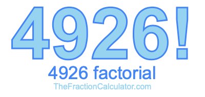 4926 Factorial