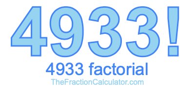 4933 Factorial