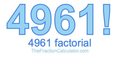 4961 Factorial