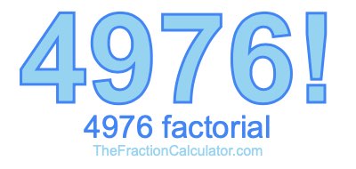 4976 Factorial