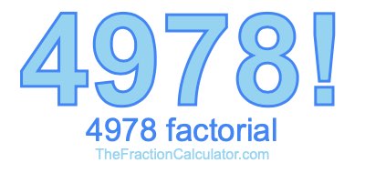 4978 Factorial