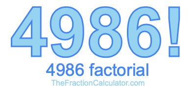 4986 Factorial