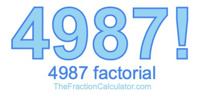 4987 Factorial