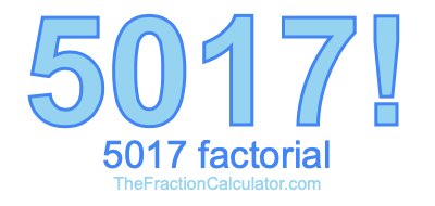 5017 Factorial