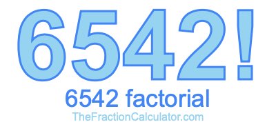 Factorial of 6542 6542 Factorial