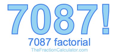 7087 Factorial