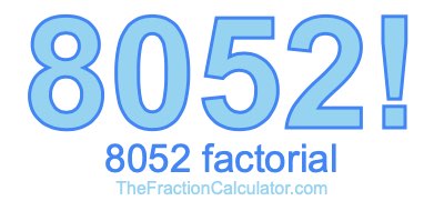8052 Factorial