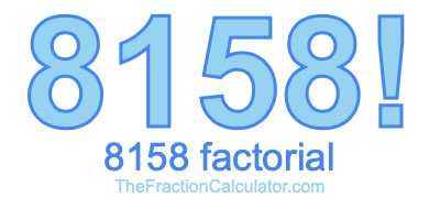8158 Factorial