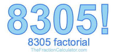 8305 Factorial