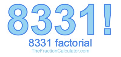 8331 Factorial