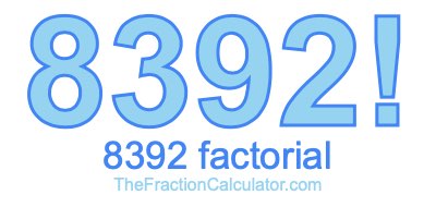 8392 Factorial