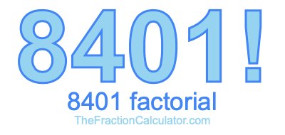 8401 Factorial