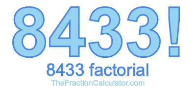 8433 Factorial