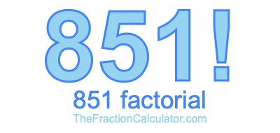 851 Factorial