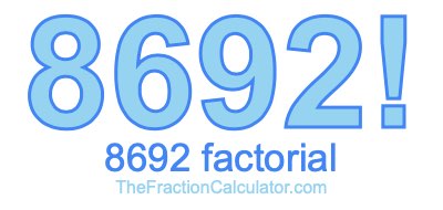 8692 Factorial