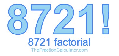 8721 Factorial