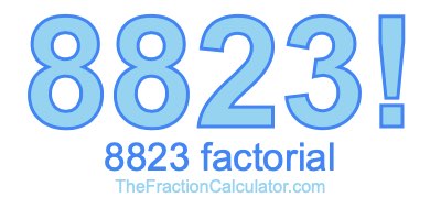 8823 Factorial