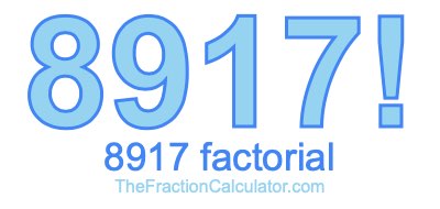 Factorial of 8917 8917 Factorial