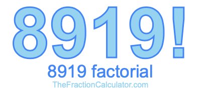 8919 Factorial