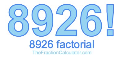 8926 Factorial
