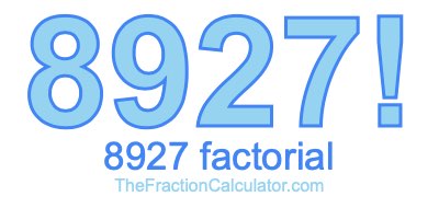 8927 Factorial