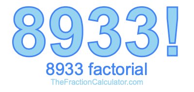 8933 Factorial