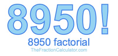 8950 Factorial